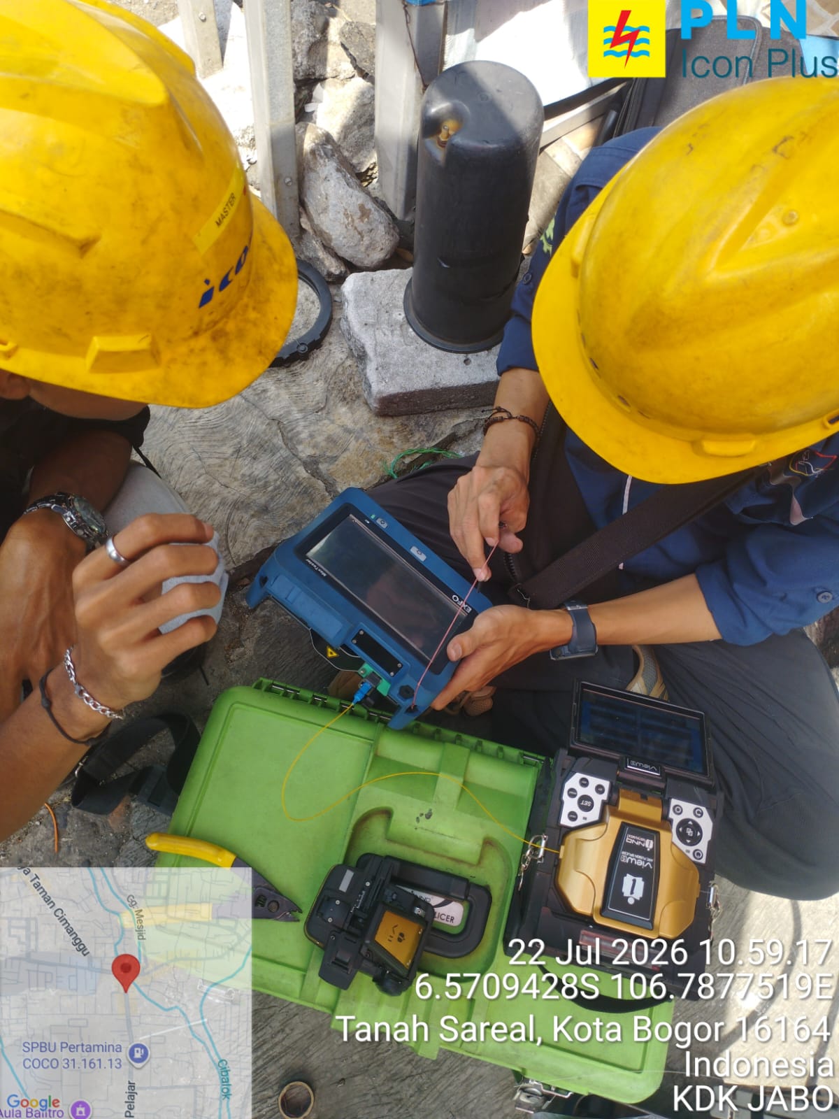 Splicing dan Testing Fiber Optic Backbone